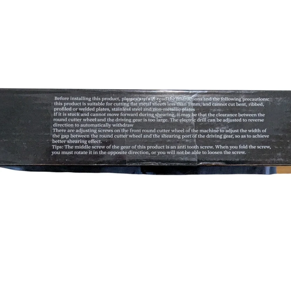 XY4. Electric Drill Refitting Plate Shears Nib Universal‎